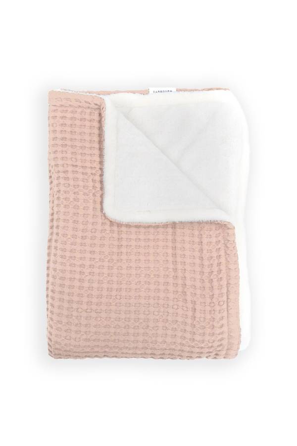 Coperta Neonato BamBoom 75x100 Cm - Molleton Water Pink, Traspirante E Delicata - Foto 5