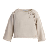 Jersey con abertura cruzada para niña - SAND 10 -  | Bamboom