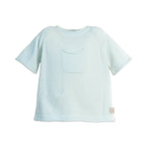 Camiseta de manga corta con bolsillo para niño - AZUL OCÉANO 200 -  | Bamboom