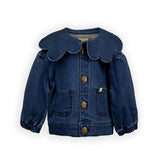 Giacca con colletto a fiore - BLU 07 -  | Bamboom