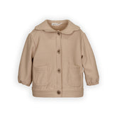 Giacca con colletto a fiore - MOCHA SAND 347 -  | Bamboom