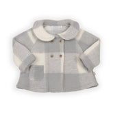 Cappotto Bimba Lana Cotta - MOSS GREY 351 -  | Bamboom