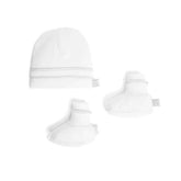 Set neonato - Cappellino e scarpine - White - Bianco 01 -  | Bamboom