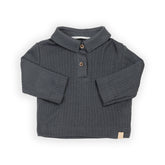 Polo maniche lunghe - MIDNIGHT BLU 343 -  | Bamboom