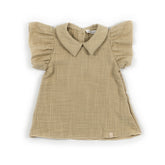 Vestito in Lino Look - MUSTARD 270 -  | Bamboom