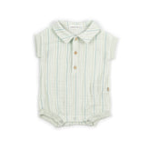 Pagliaccetto polo - STRIPE ACQUA 271 -  | Bamboom