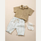 Shirt with collar - MUSTARD 270 -  | Bamboom