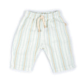 Pants Lino Look - STRIPE WHITE/BLU 272 -  | Bamboom