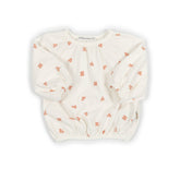 Maglia bimba a maniche lunghe - PRINT LUCKY LEAVES  280 -  | Bamboom