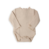 Langärmliges Body für Mädchen – WARM WHITE 345 –  | Bamboom