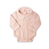 Body mit Rundhalsausschnitt und Stickerei – WARM PINK 426 –  | Bamboom