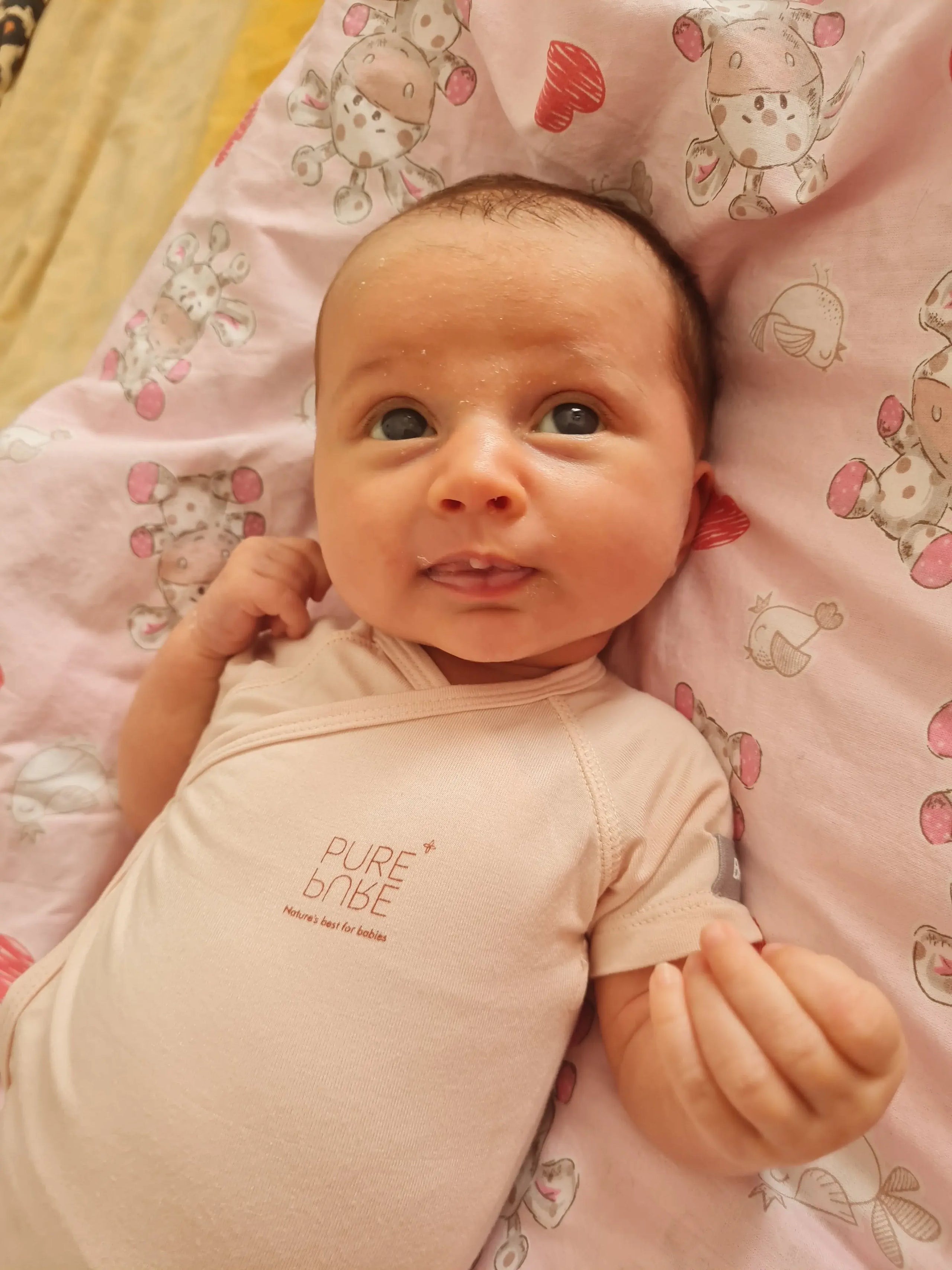 Body bambino maniche corte - ROSA 007