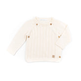 Maglia incrociata trattini - Bianco 01 -  | Bamboom