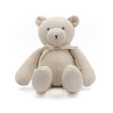 Music toy bear knitted - OYSTER GREY 112 -  | Bamboom