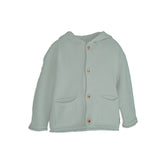 Hooded cardigan con orecchie - ARMY GREEN 041 -  | Bamboom