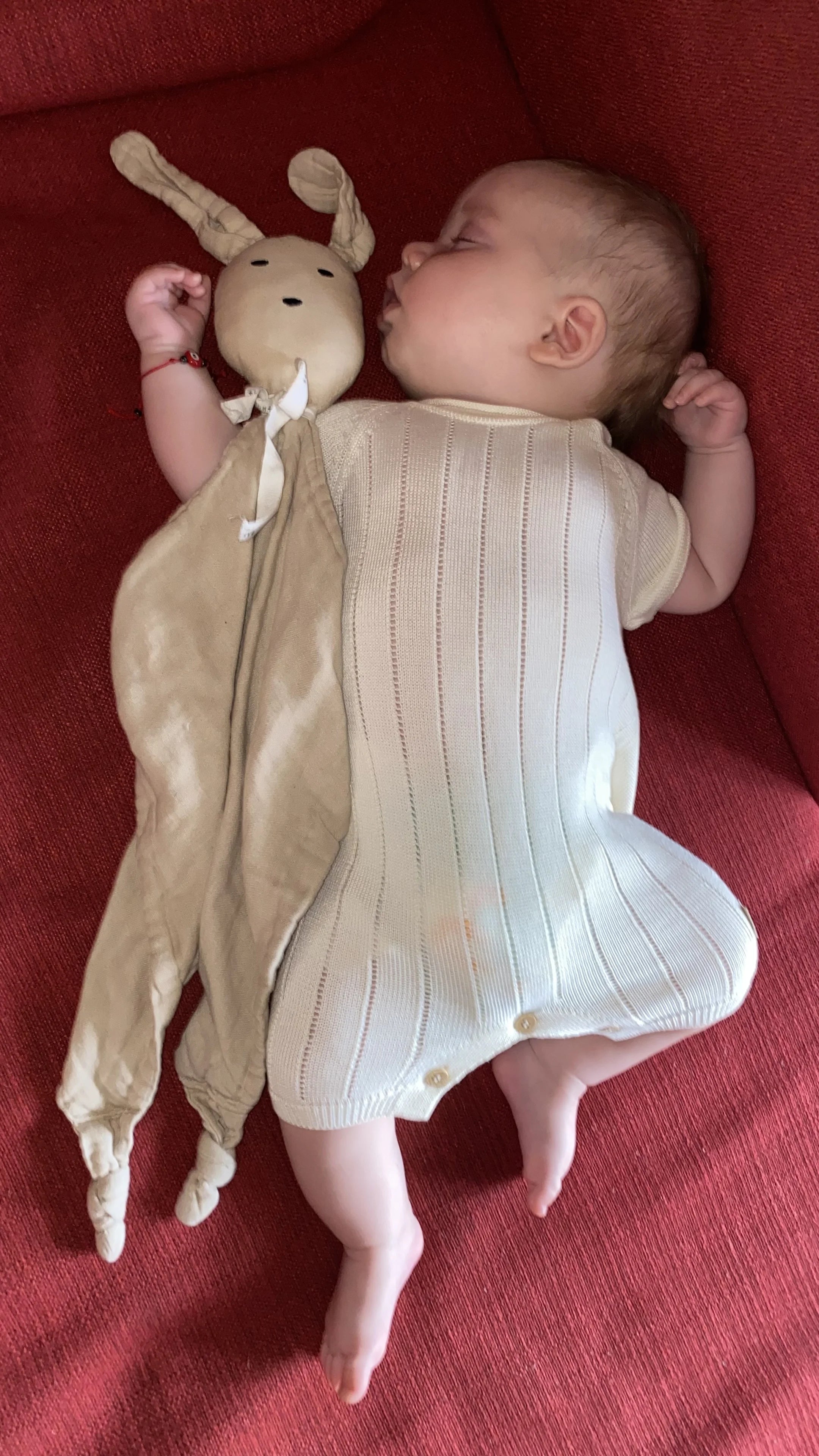 Barboteuse rayée en tricot - BLANC 31