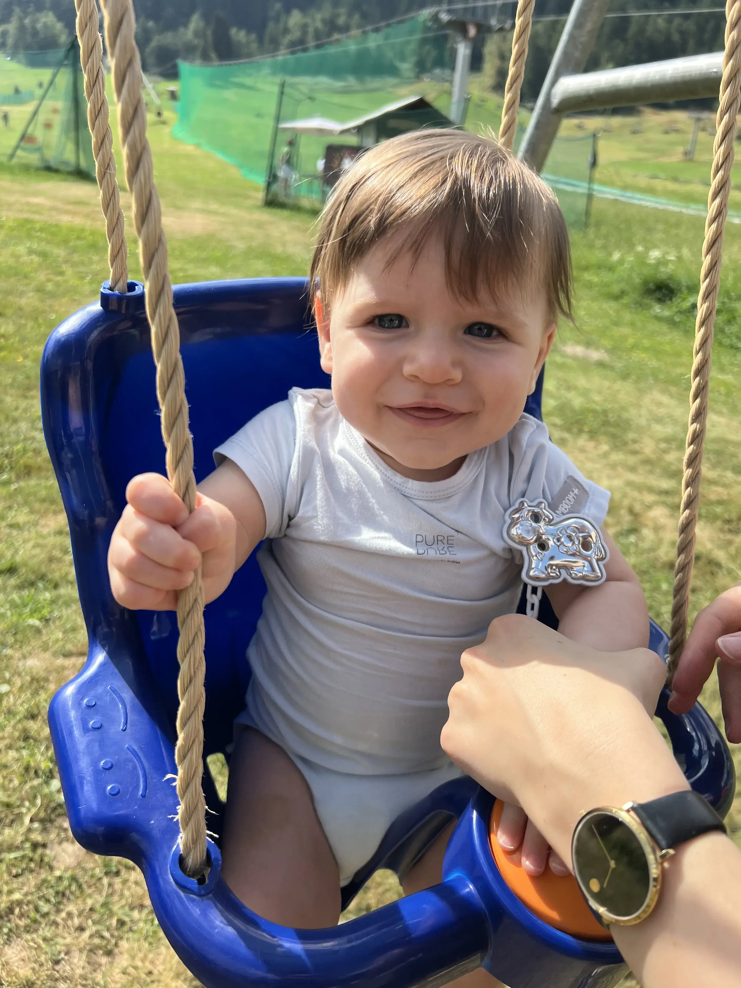 Body bambino maniche corte - Azzurro 06