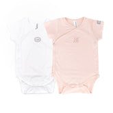 Confezione Body maniche corte- 2pc - ROSA 04 -  | Bamboom