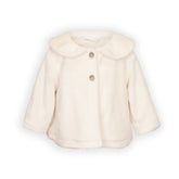 Mädchenmantel Teddy - WARM WHITE 345 -  | Bamboom