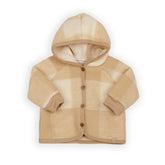 Kapuzenpullover aus gekochter Wolle – MOCHA SAND 347 –  | Bamboom