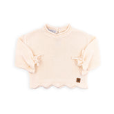 Kurzes Mädchen-Shirt – Weiß 01 –  | Bamboom