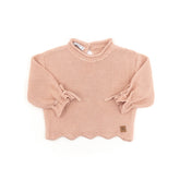 Kurzes Mädchen-Shirt – Rosa 04 –  | Bamboom