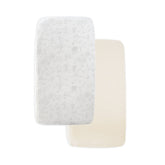 Spannbetttuch für Kinderbett – 2 Stück – BOOMY'S WORLD OYSTER GREY 119 –  | Bamboom