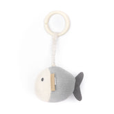 Spielzeug Pull & Shake, gestrickt – Fisch – BLAU 07 –  | Bamboom