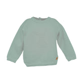 Gestricktes Kinder-Pullover „Hase“ – ARMY GREEN 041 –  | Bamboom