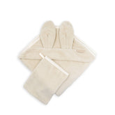 Babyhandtuch mit Ohren + Waschlappen – SAND 10 –  | Bamboom
