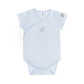 Kurzärmeliger Body für Babys – Hellblau 06 –  | Bamboom