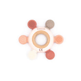 Beißring aus Holz und Silikon Timone – ROSA 04 –  | Bamboom