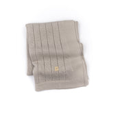 blanket knitted blanket - Camel -  | Bamboom