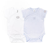 Short-sleeved bodysuit set - 2 pieces - Light blue 03 -  | Bamboom