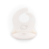Silicone bib - CREAM -  | Bamboom