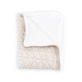 Manta arrugada para cuna, de bambú orgánico + felpa esponjosa - BIRCH SAND 419 -  | Bamboom