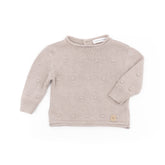 Jersey con abertura trasera y mini pompones - Camello 33 -  | Bamboom