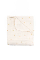 Manta para cuna 100X75 Nuvola - OLIVES NEUTRAL 415 -  | Bamboom