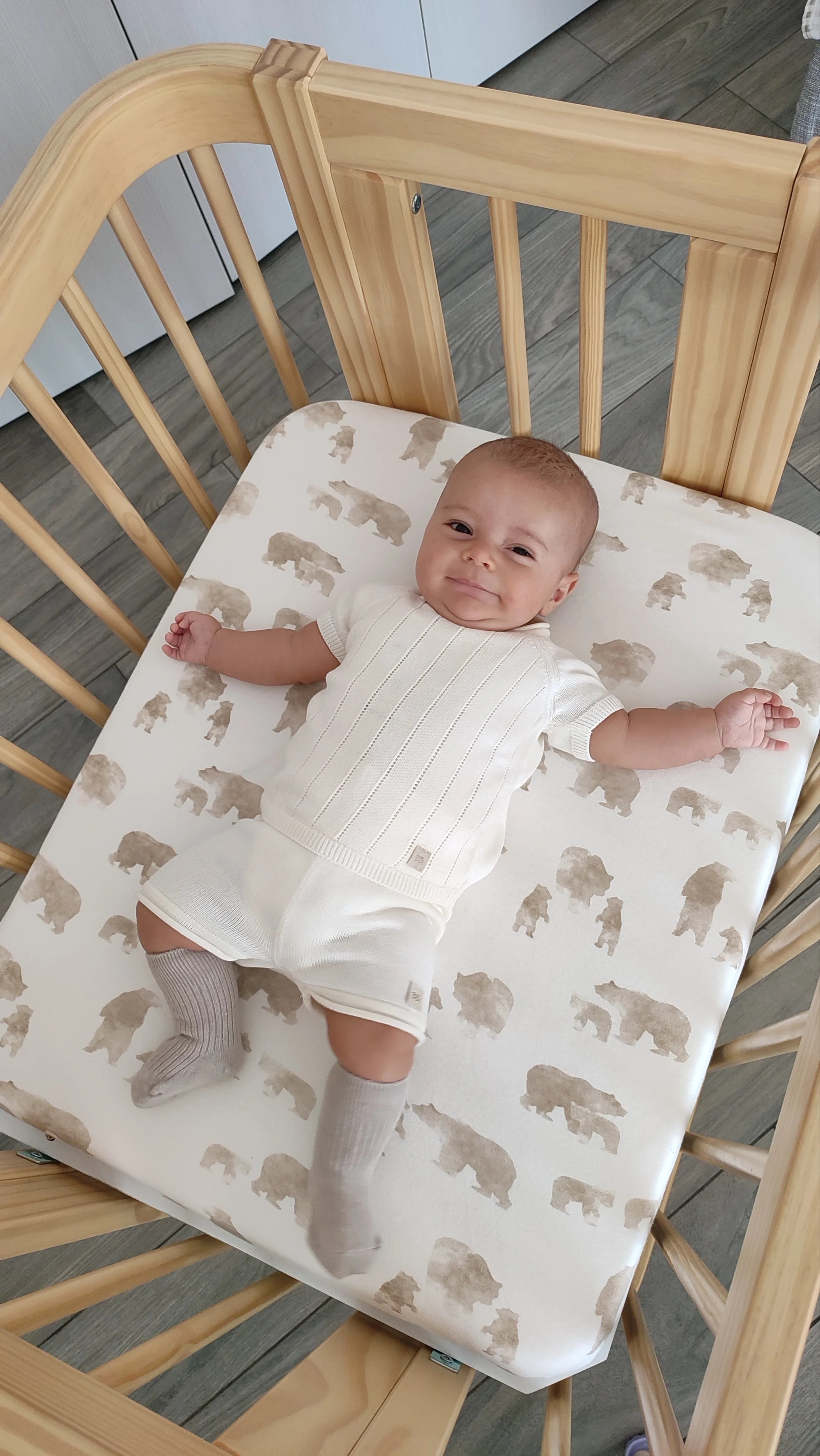 Pantalon court en maille - WHITE 01