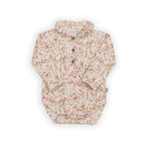 Body polo à col volanté - PRINT AUTUMN FOREST 342 -  | Bamboom