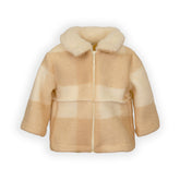 Veste en laine bouillie/alpaga - MOCHA SAND 347 -  | Bamboom