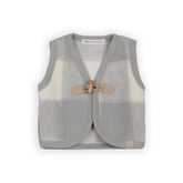 Sans manches en laine bouillie - MOSS GREY 351 -  | Bamboom