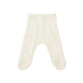 Short pour nouveau-né avec pieds  PREMATURE 00M - 02 CREAM  | Bamboom