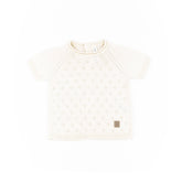Pull ajouré Knitted - Blanc 01 -  | Bamboom