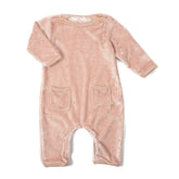 Jumpsuit en velours - Rose poudré 28 -  | Bamboom