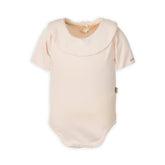 Body bébé à col volant et manches courtes - ROSE CLAIR 504 -  | Bamboom