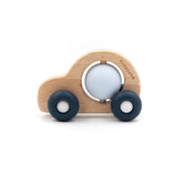 Petite voiture en bois et silicone - Bleu et bleu clair - Bleu clair 03 -  | Bamboom