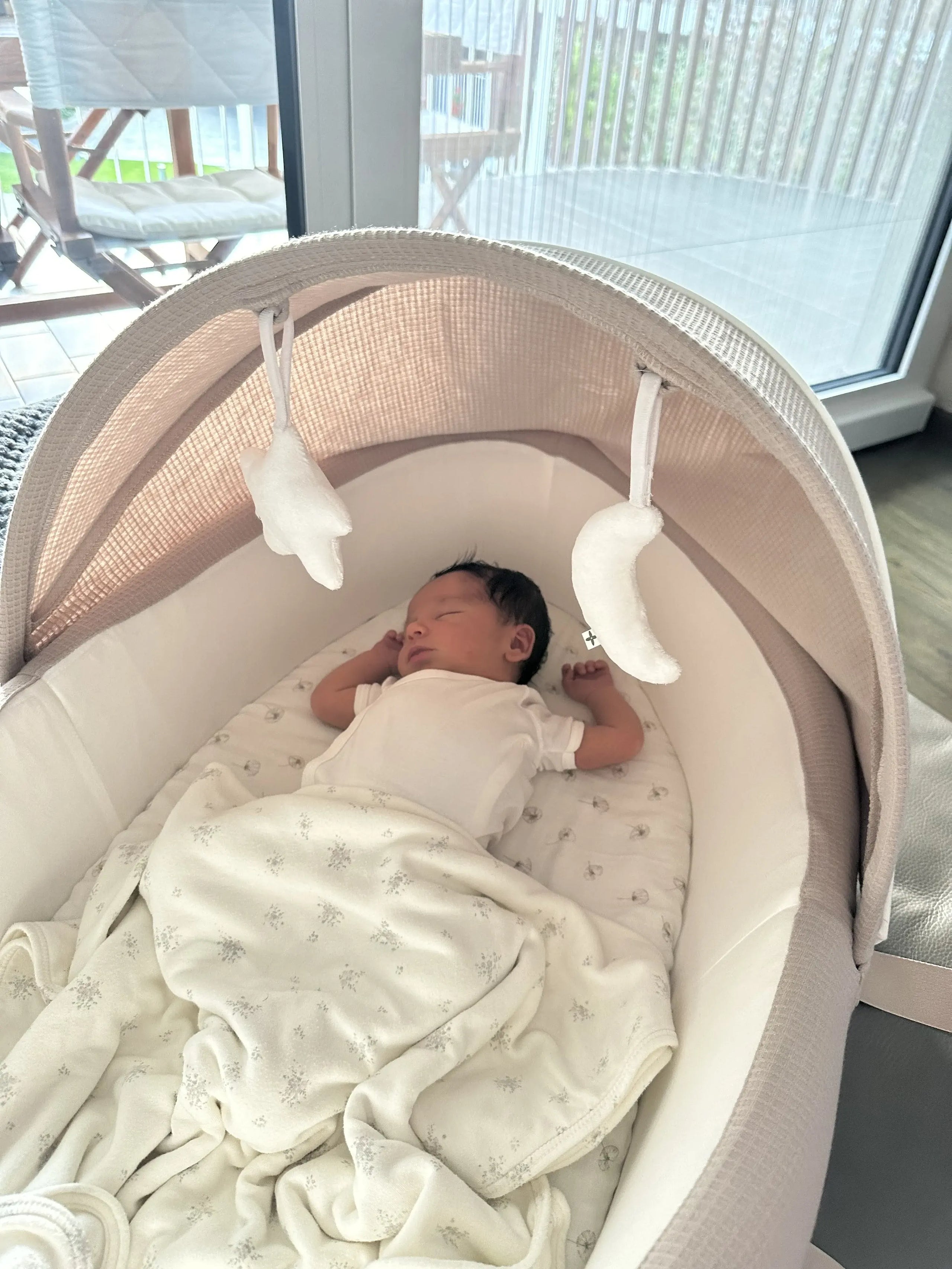 BABY NEST CO-SLEEPING BABY BED 90x56cm - Nude -