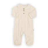 Jumpsuit met Voeten - WARM WHITE 345 -  | Bamboom
