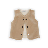 Omkeerbaar vest zonder mouwen - MOCHA SAND 347 -  | Bamboom